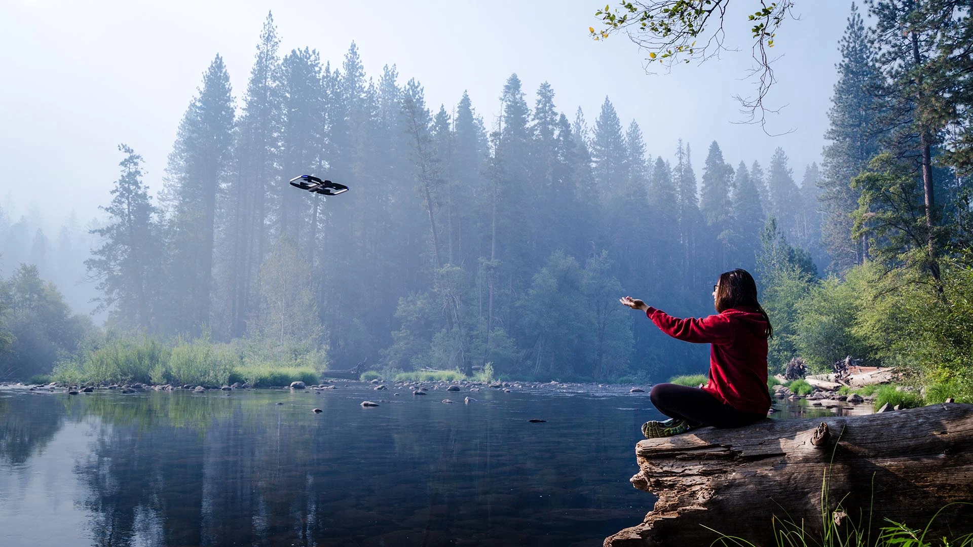 The Skydio R1 drone comes with 64 GB of onboard storage, has a range of 300 ft (91 m)
