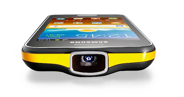 The Galaxy Beam is a smartphone with its own built-in pico projector