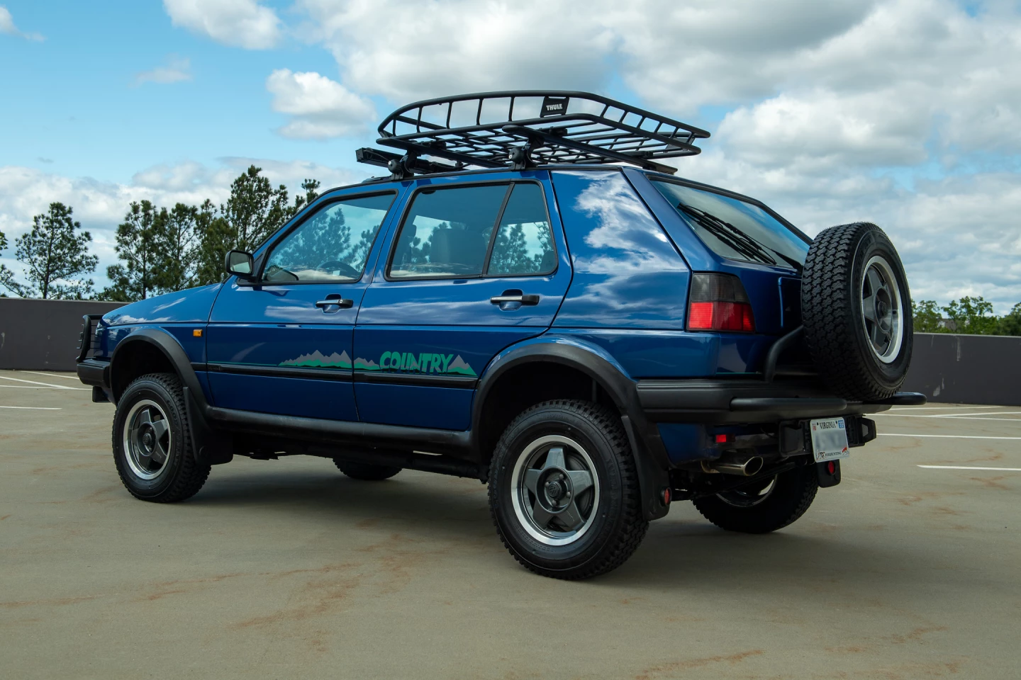 This particular Golf towers nearly 5 inches above a stock hatch