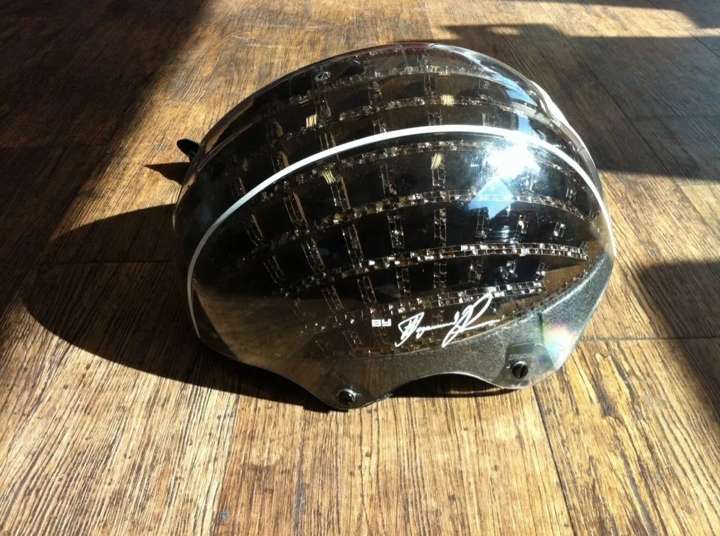 In testing, one of the Kranium helmets was said to still pass British safety standards after five impacts