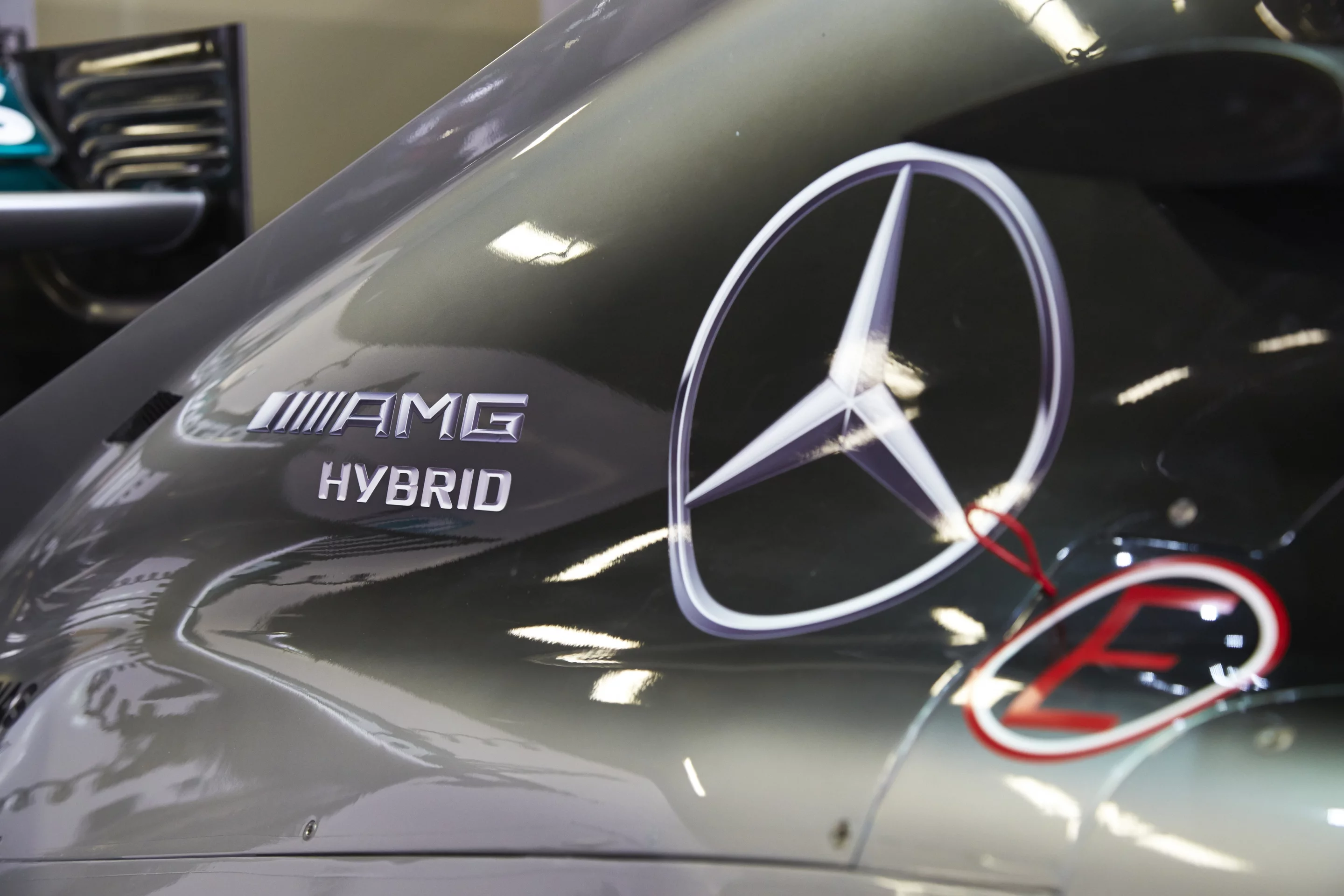 New branding which rolled out for the first time on the Mercedes-Benz F1 W05 Hybrid at the weekend