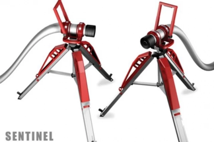 The Sentinel fire hose tripod concept