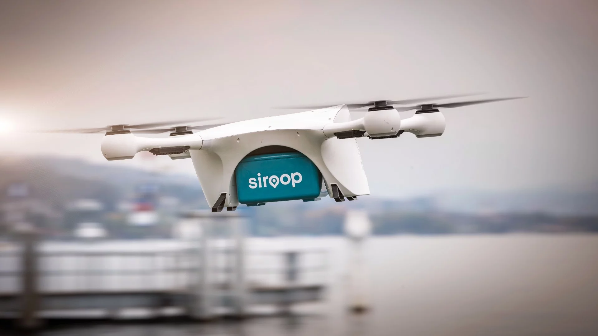 Swiss online retailer siroop is taking part in drone delivery trials with Mercedes and drone company Matternet