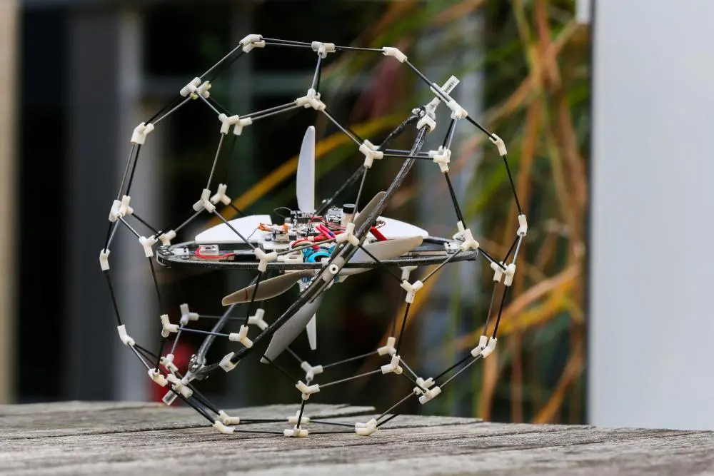 The Gimball features a spherical, elastic cage