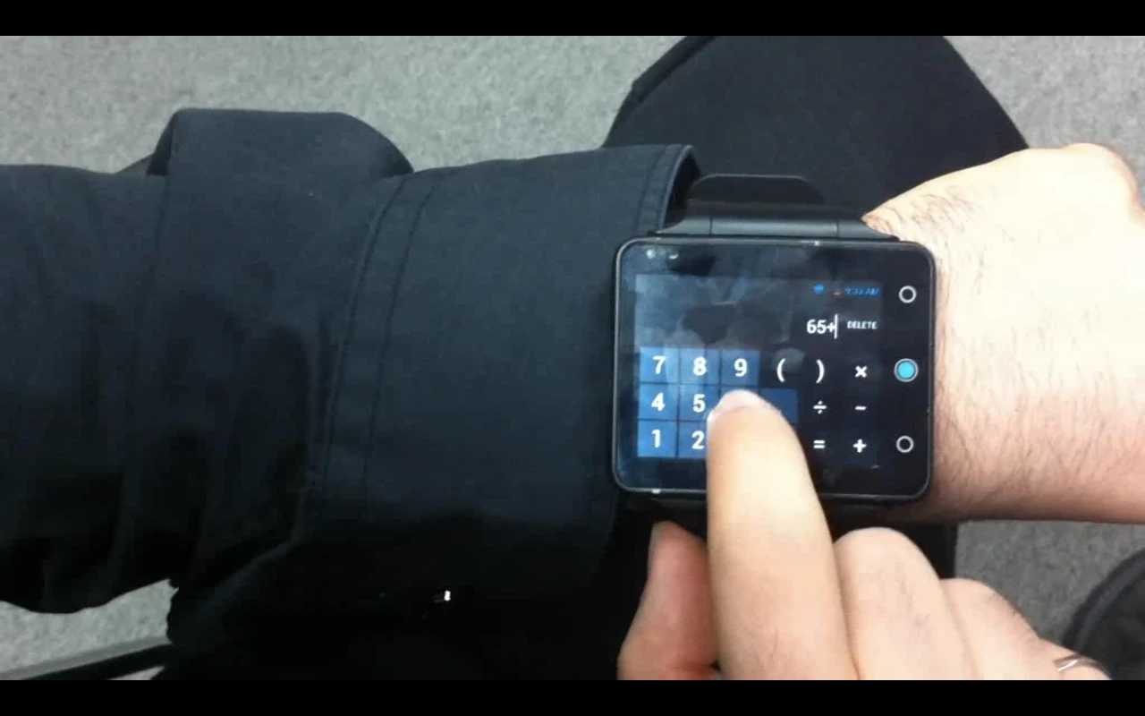 The Neptune Pine watch has a 2.4-in touchscreen