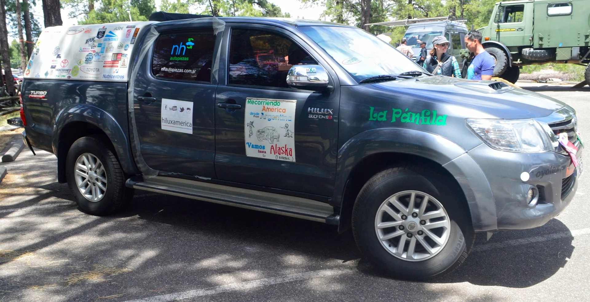 The US market is all about Tacomas, 4Runners and Land Cruisers, but here, a rare Toyota Hilux slips into the mix