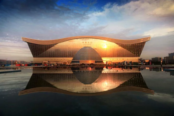 The world's largest building has opened for business in China (Image: ETG)