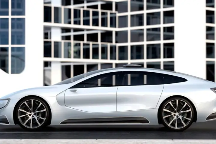 The LeSee concept features a long but sporty profile