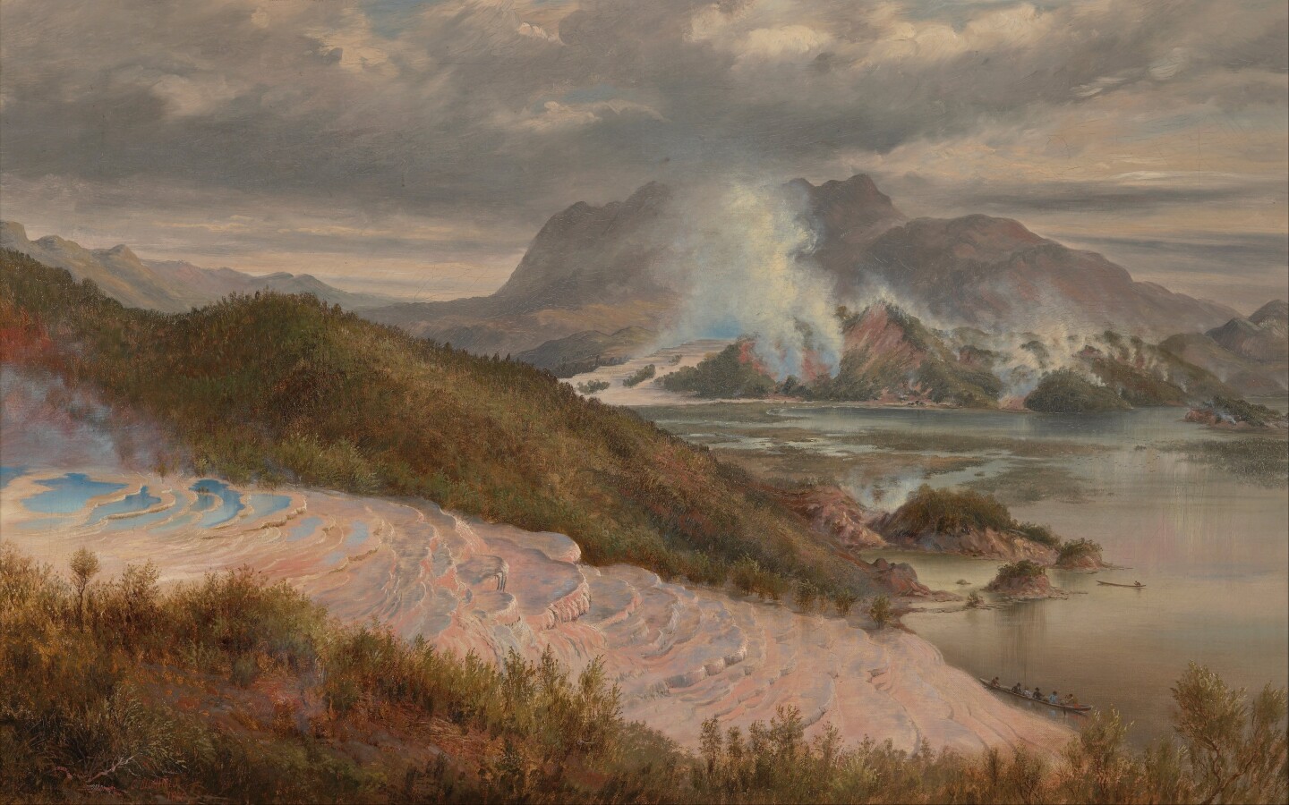 Another Blomfield painting of the Terraces from 1886