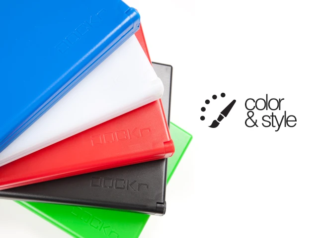 The DOCKr comes in many colors