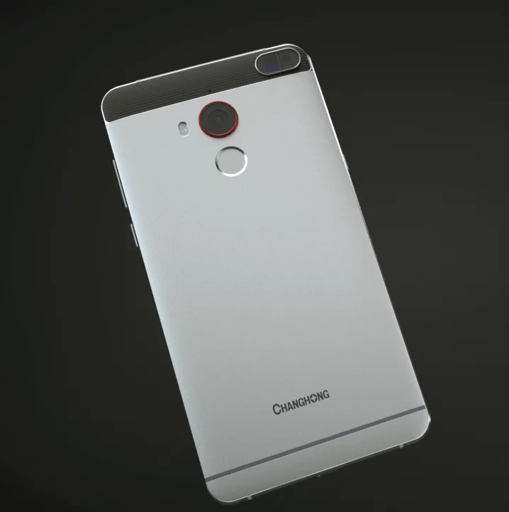 The Changhong H2 incorporates a SCiO molecular sensor (upper right)