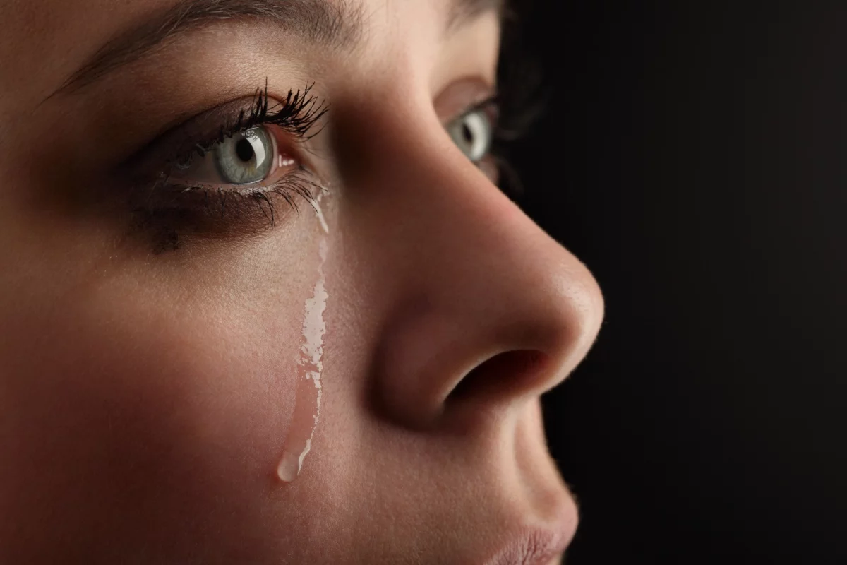The device may cause patients to produce more tears, when wirelessly activated