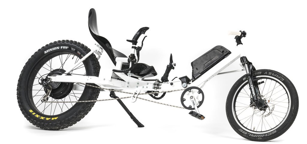 The Joystickbike is available in an off-road Fat model