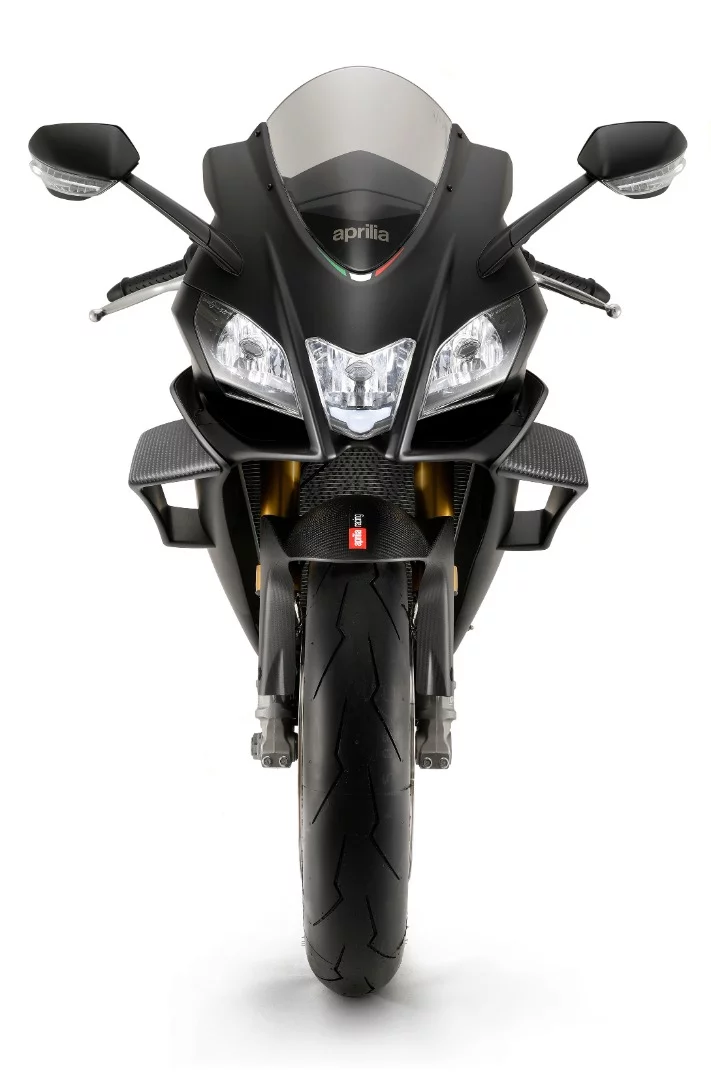 The key question for road riders is: can you rest your feet on those wings on the highway and ride the RSV4 cruiser-style?