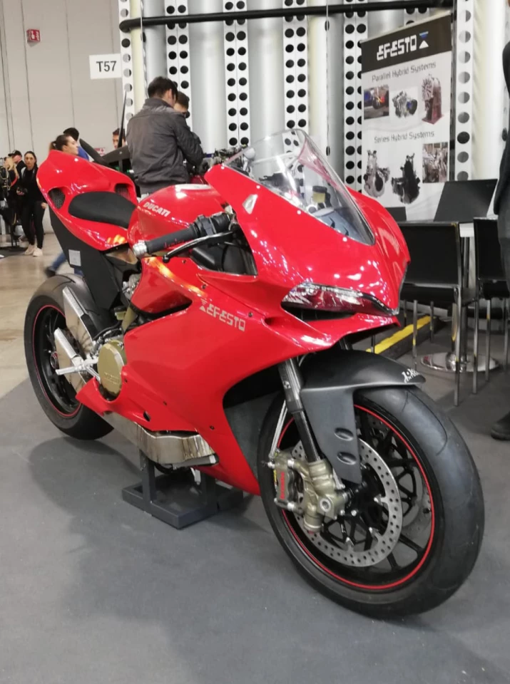 From the front, the Efesto super-hybrid looks reasonably normal