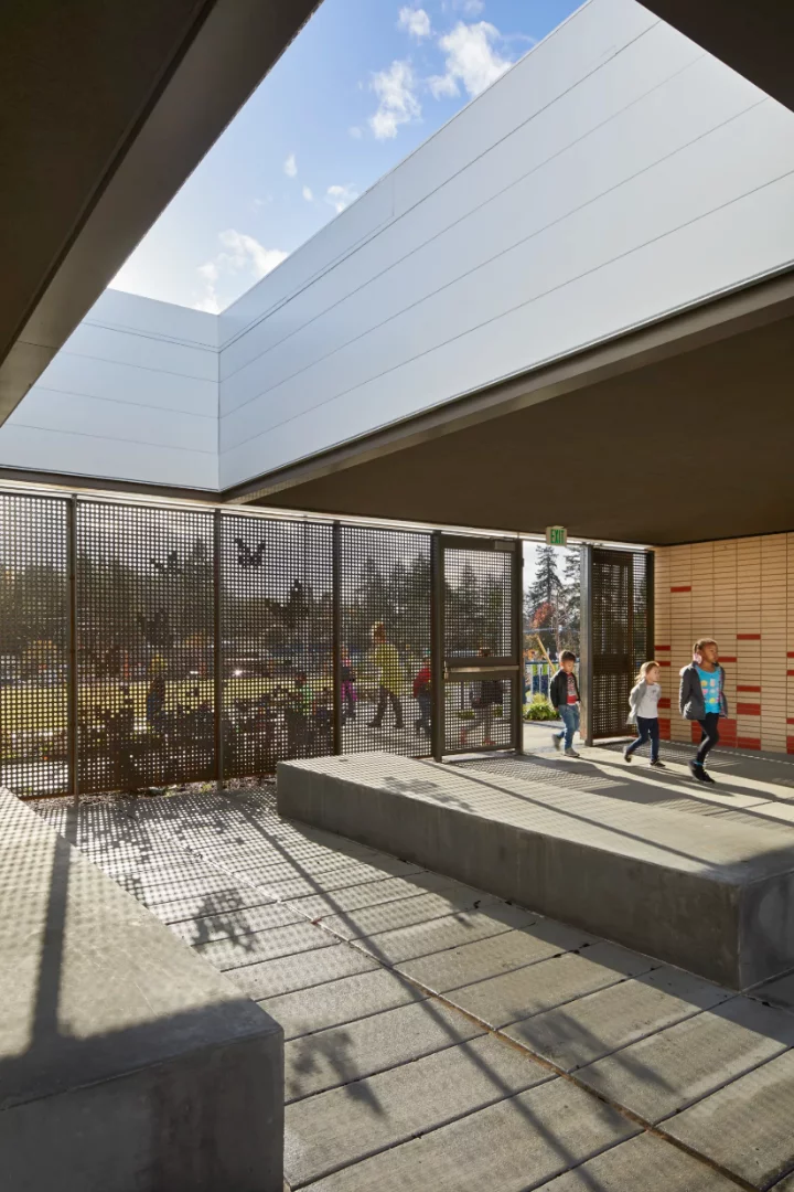 Award of Merit in the AIA's 2018 Education Facility Design Awards: Arlington Elementary School in Washington State. By Mahlum