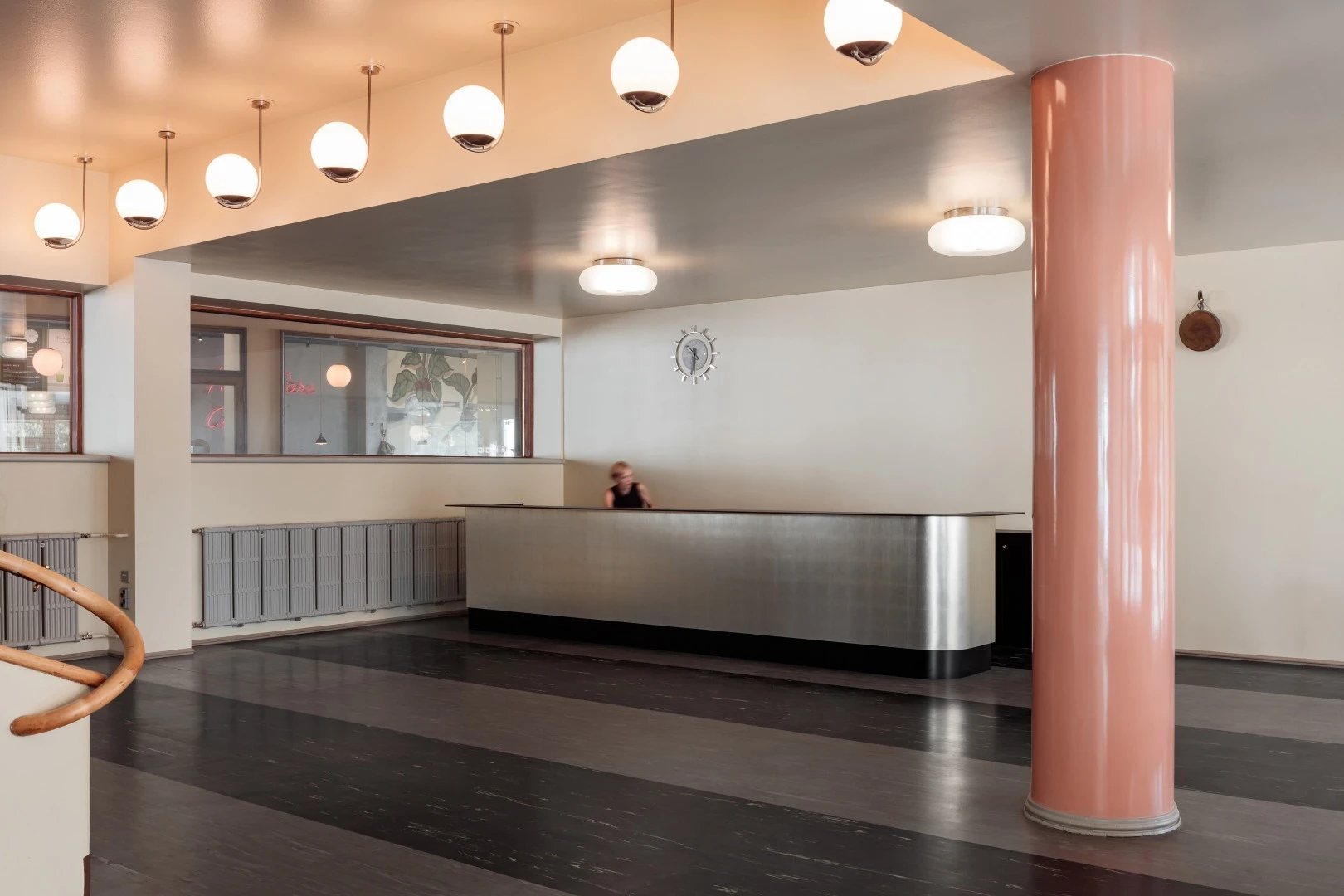 Inside the renovated Lasipalatsi Square in Helsinki