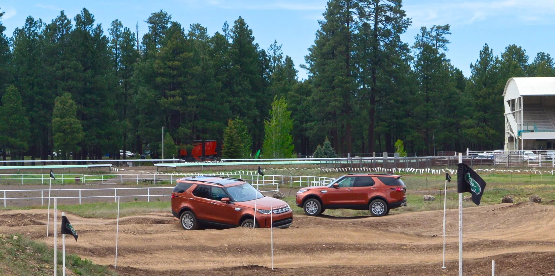 Land Rover skills driving course