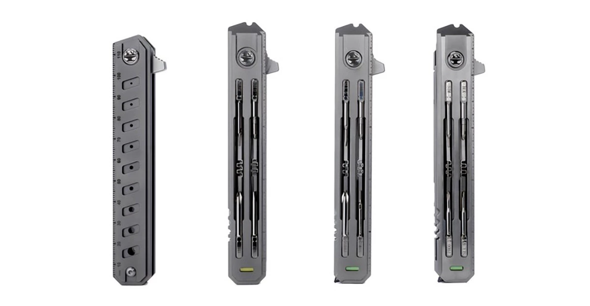 From left to right - The Smith Blade Lite, Standard, Pro, and Pro Founder's Edition