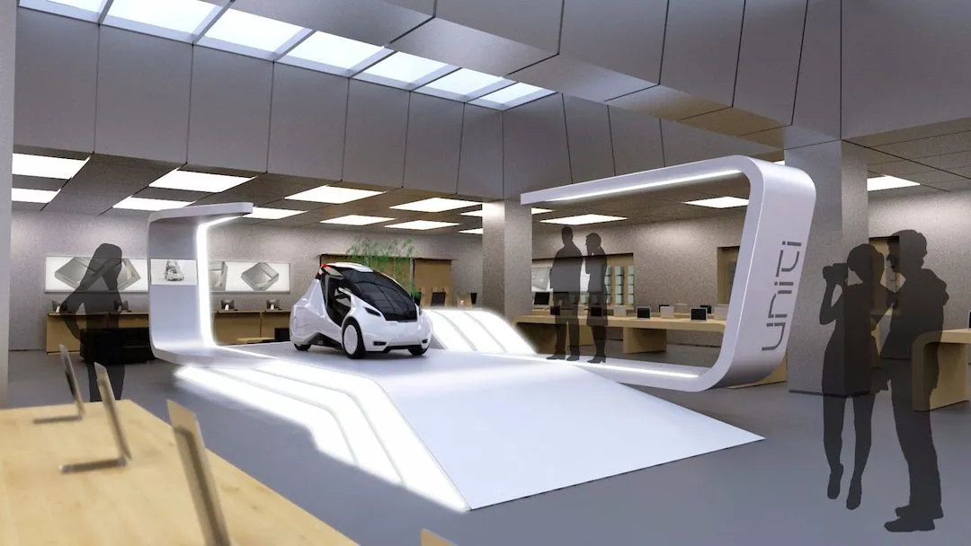 Uniti prides itself on being environmentally responsible, so the car is largely made from sustainable biomaterials