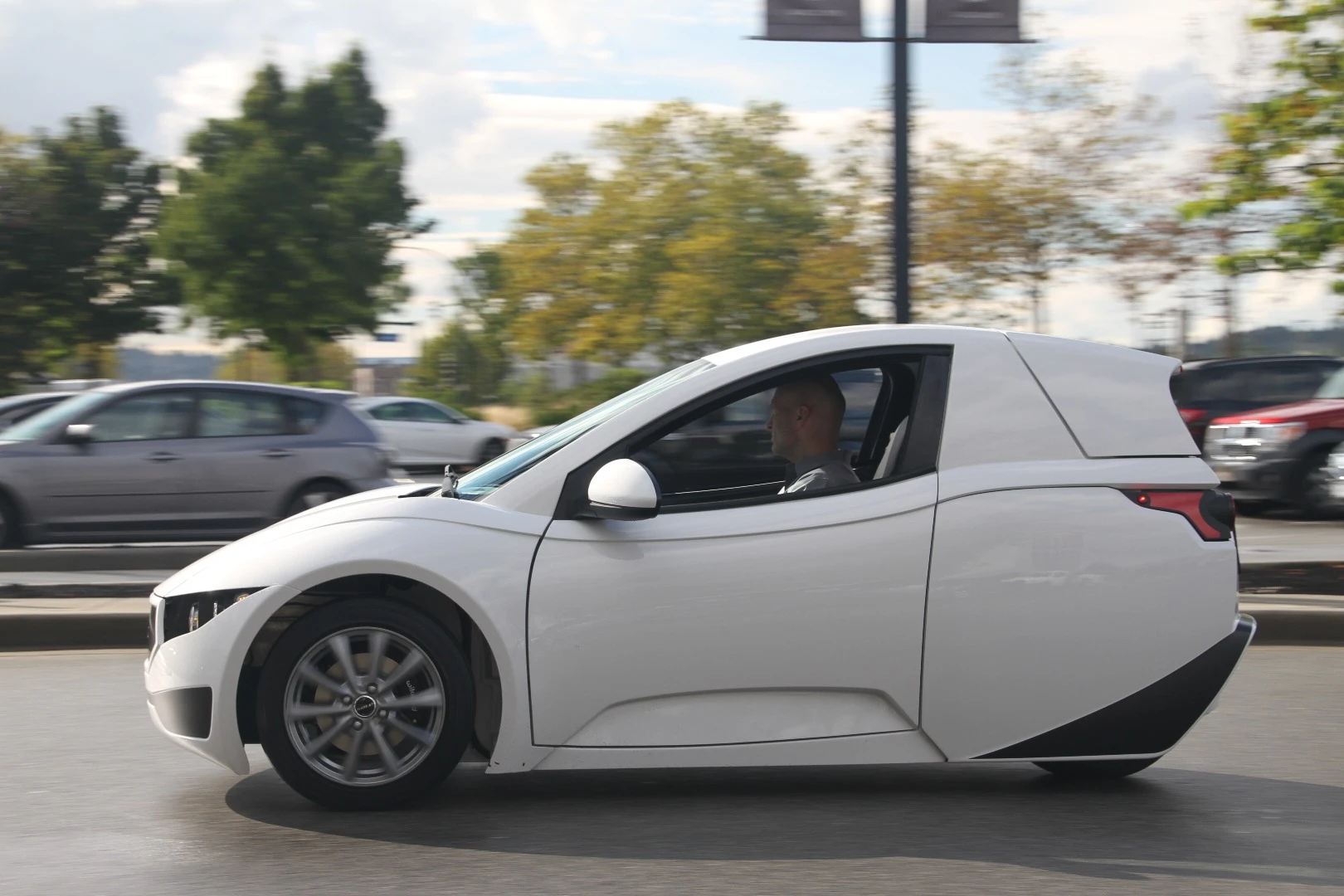 Electra Meccanica showed the Solo at the Luxury and Supercar Weekend in Vancouver