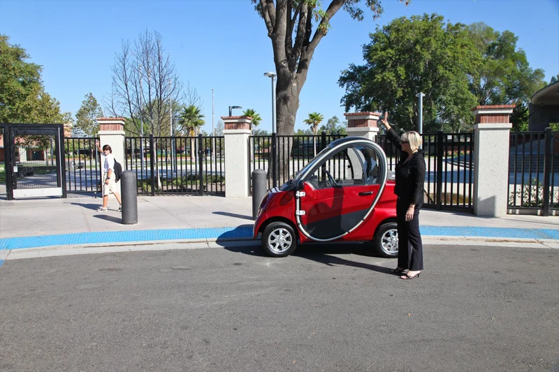 No need to choke the environment with poisonous fumes to drop off your child at the school gates, the eco-E will get you there with no tailpipe emissions