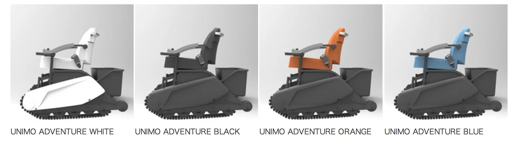 The UNiMO comes in four colour schemes