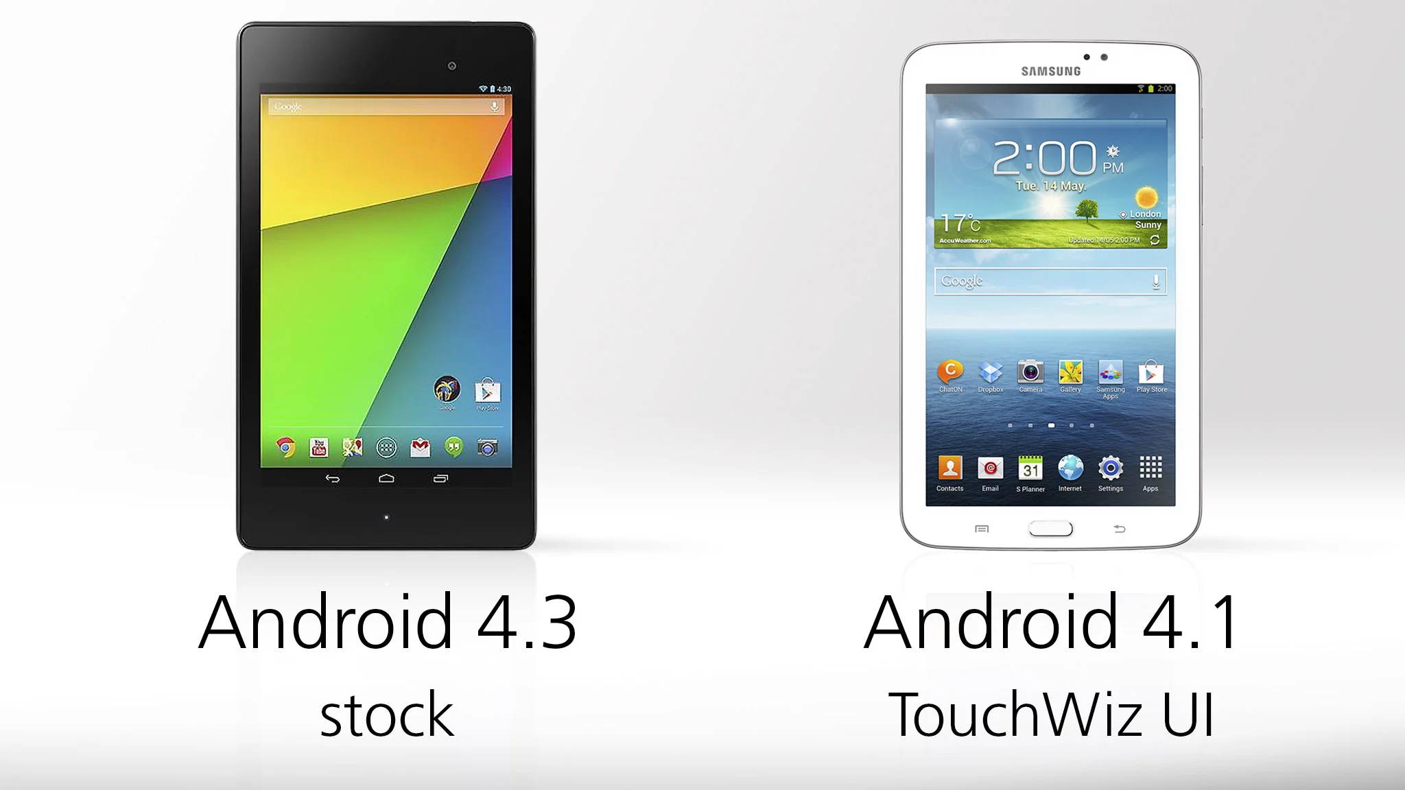 The Nexus 7 runs the latest version of Android – and will for the foreseeable future