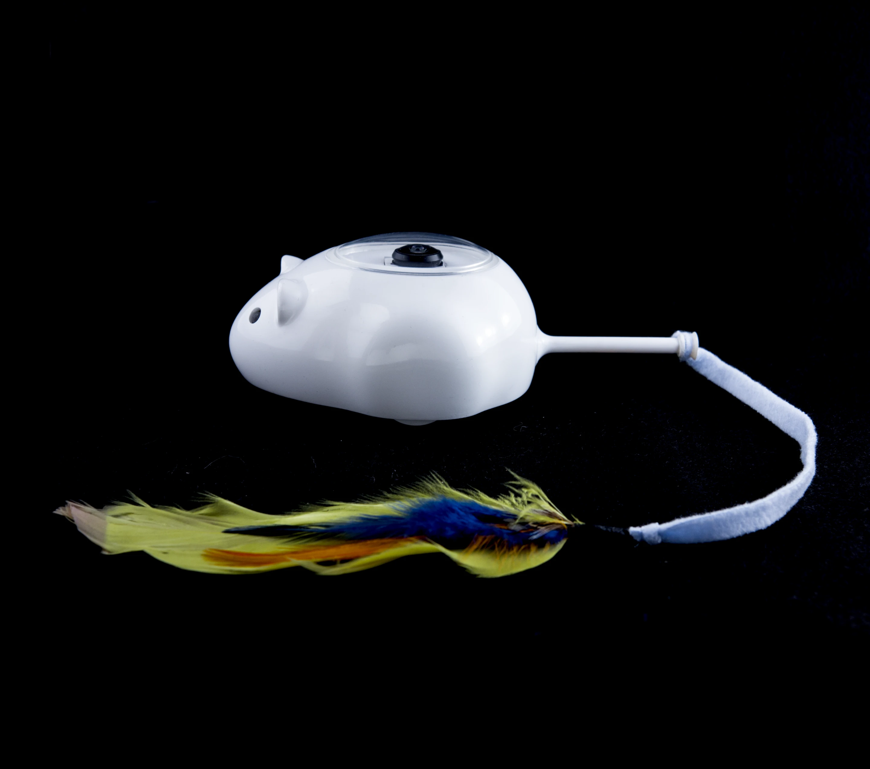 Mousr features a 360-degree infrared camera that helps it "see" and react to movement and obstacles