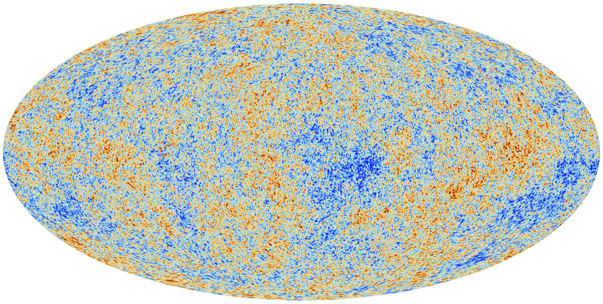 The ESA's Planck space telescope has revealed a detailed image showing the 'afterglow' of the Big Bang (Image: ESA)