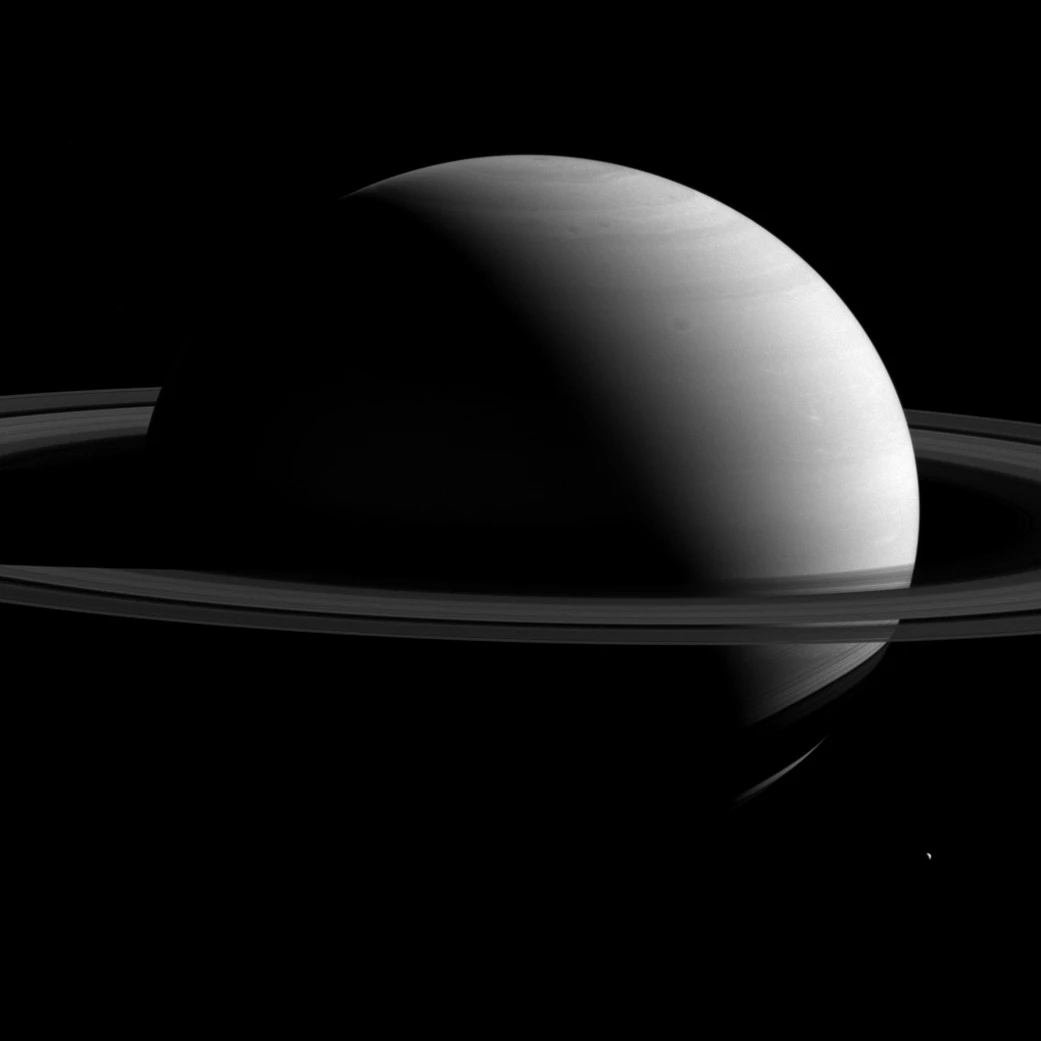 Image of Saturn shot with Cassini's wide-angle camera on Mar. 7, 2015