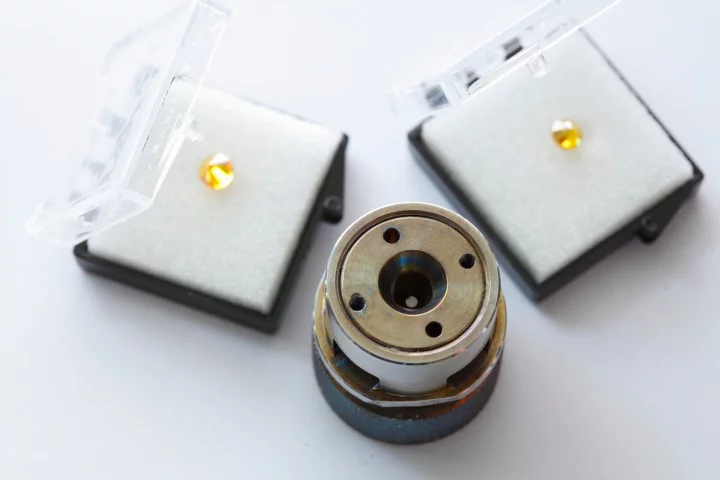 Apparatus used in developing the record high temperature superconductor