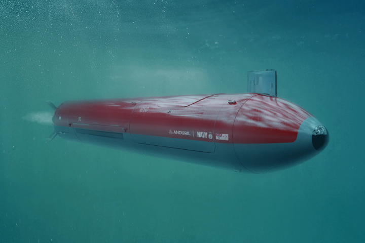 The Extra Large Autonomous Underwater Vehicle Anduril is now developing for the Australian Navy will use a "wet hull" that lets water in and out freely