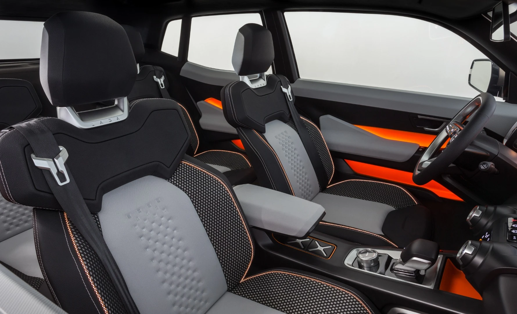 Lada 4x4 Vision: textured, modular seats
