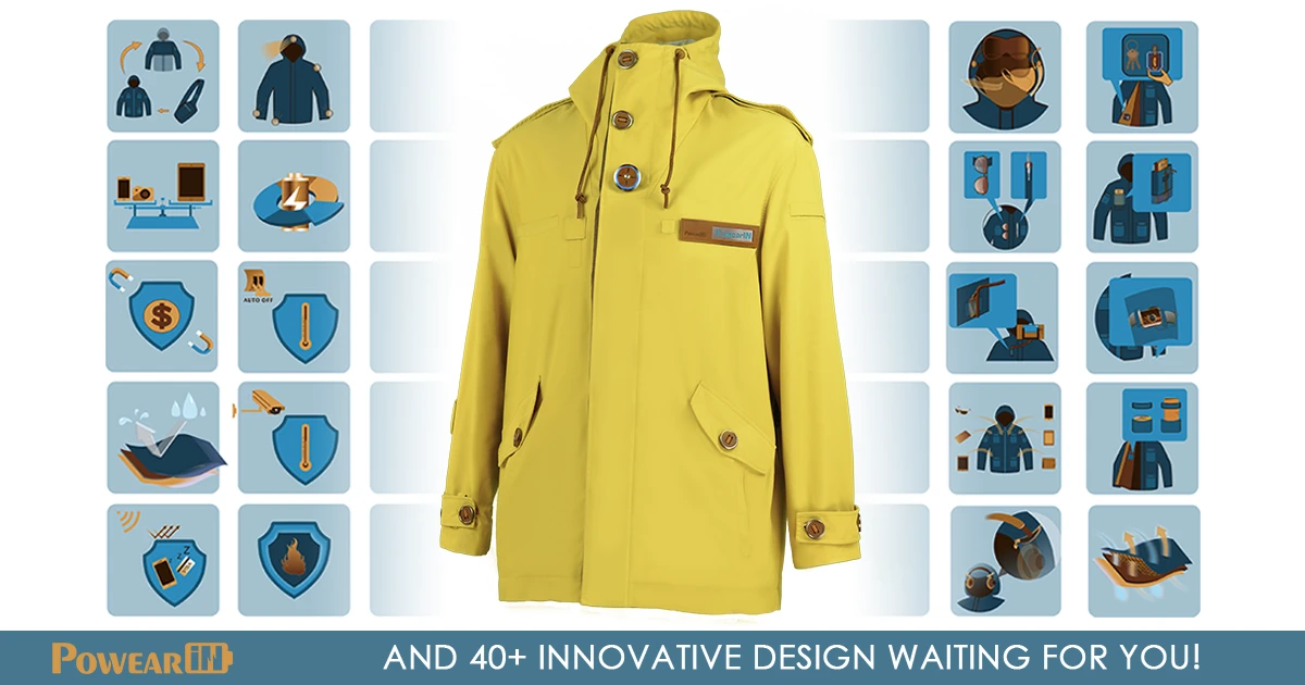 The PowearIN Jacket packs a lot of features – perhaps too many?