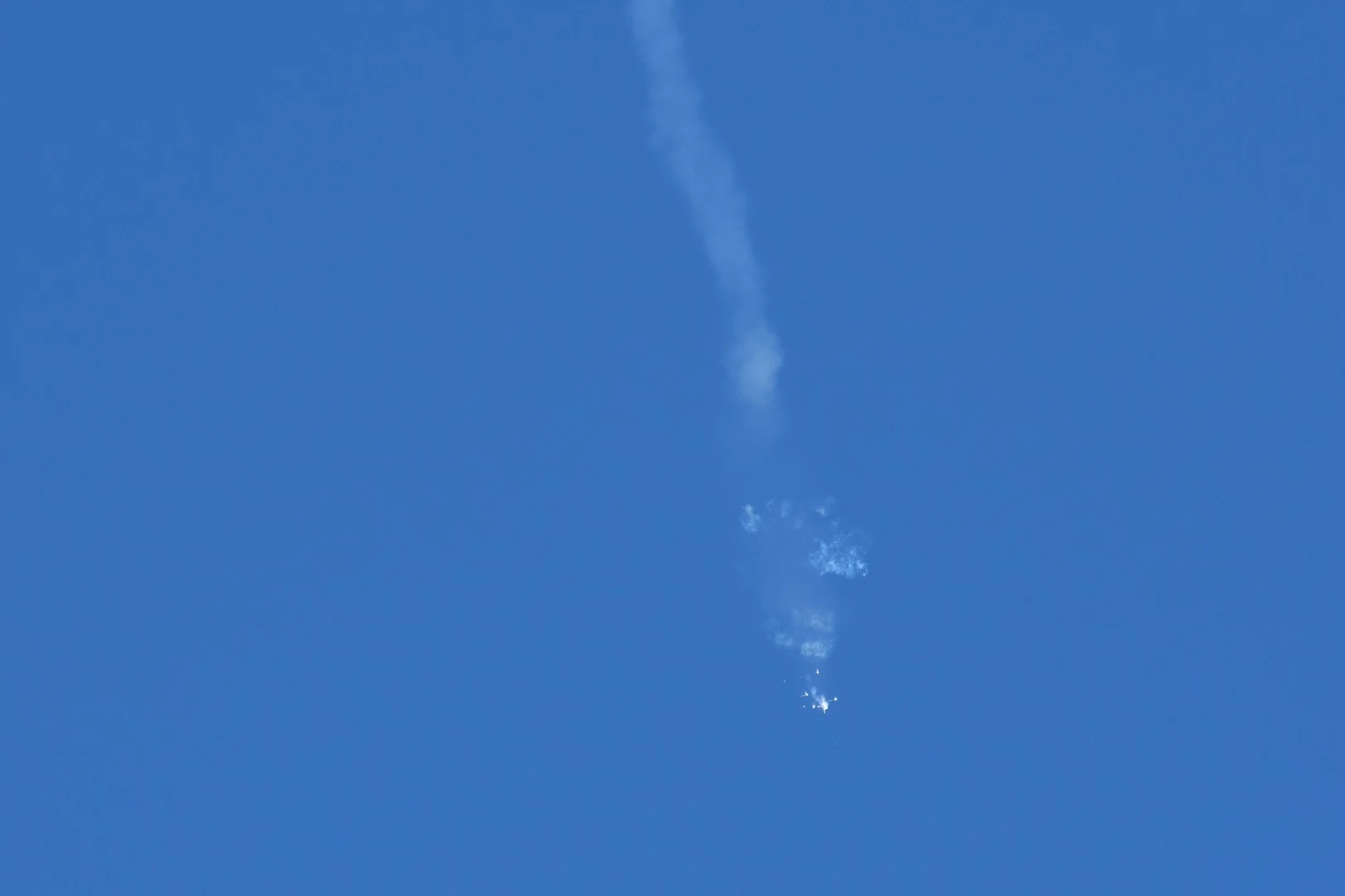 The aftermath of the launch abort