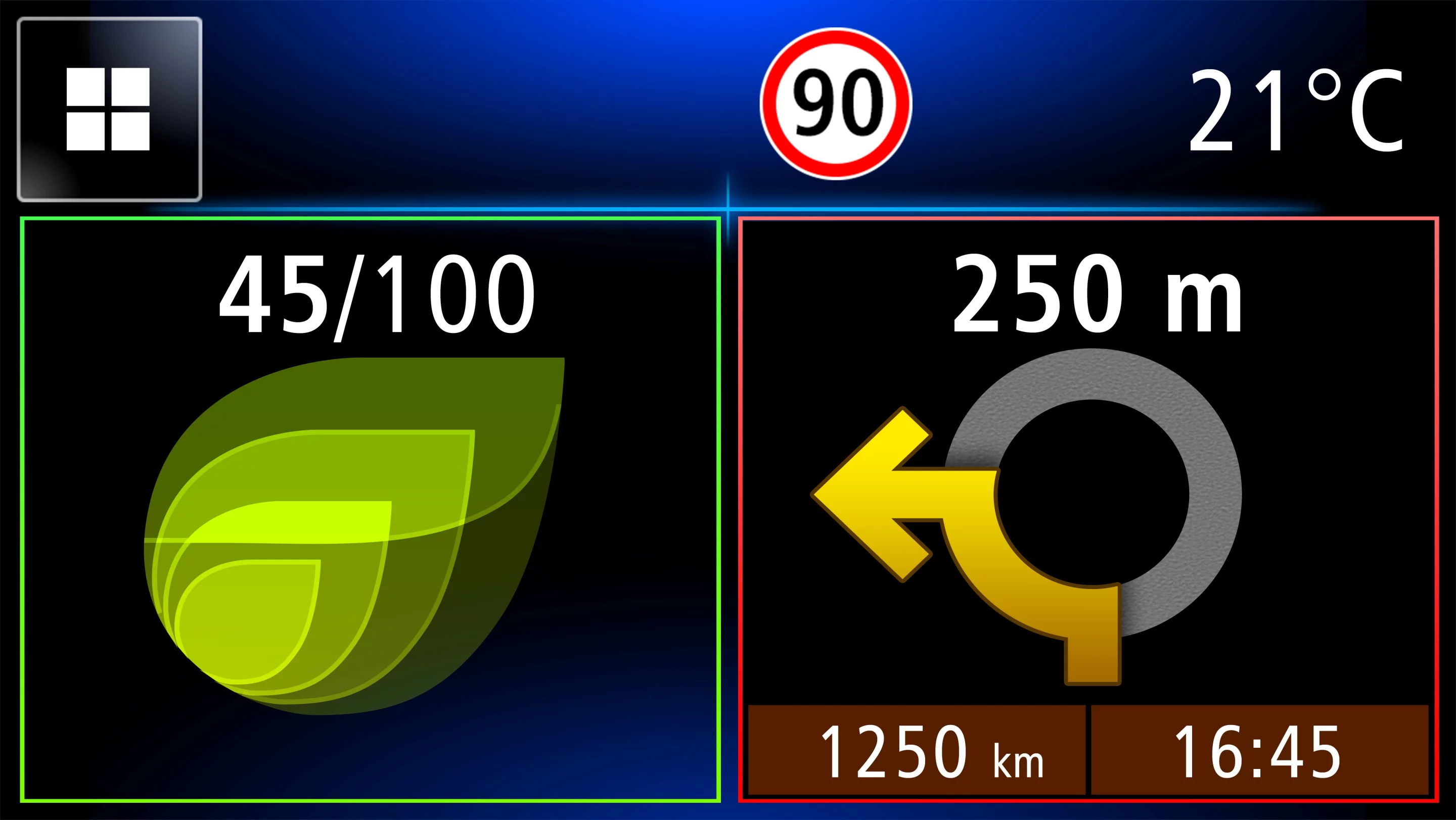 Renault Twingo's display