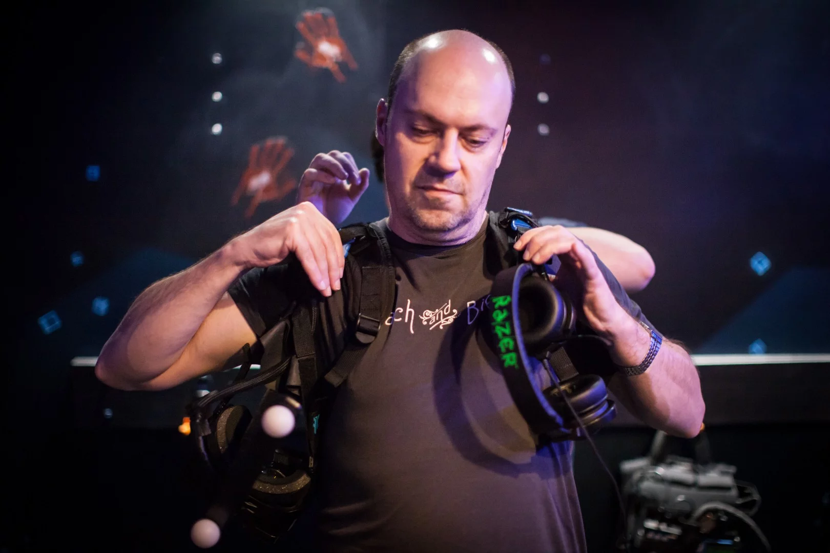 The New Atlas crew gears up for our second run-through of Zero Latency