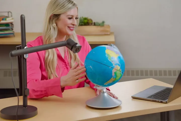 Logitech has developed the Reach to allow folks "to stay in the flow while sharing non-digital content during in-person presentations, classes, conference calls, and streams"