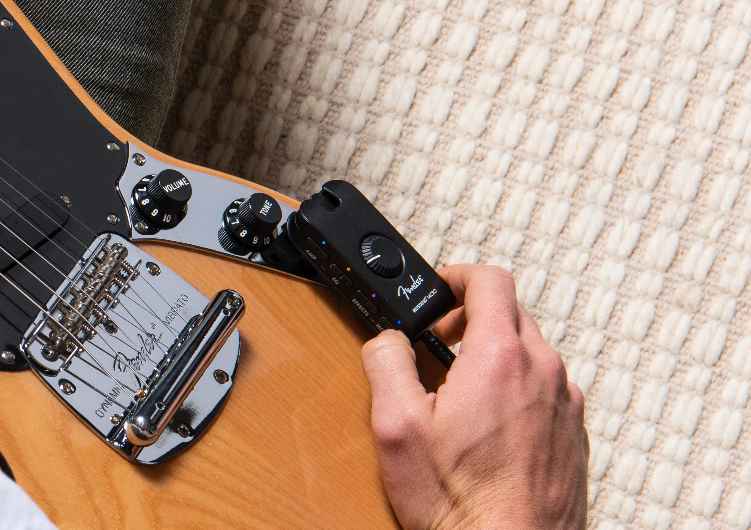 The multi-color LED user interface requires a little translator card, but you'll soon learn you like the pink amp with the red effect and get on with it