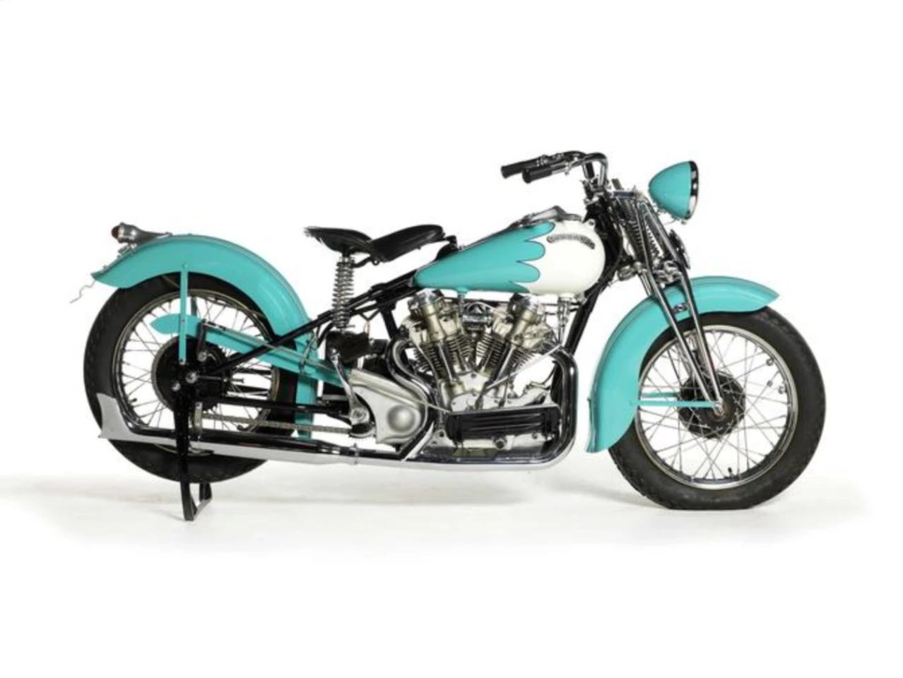This 1940 Crocker 'Big Tank' twin sold for US$302,000 at Bonhams’ Quail Lodge sale (Pebble Beach) in August 2012