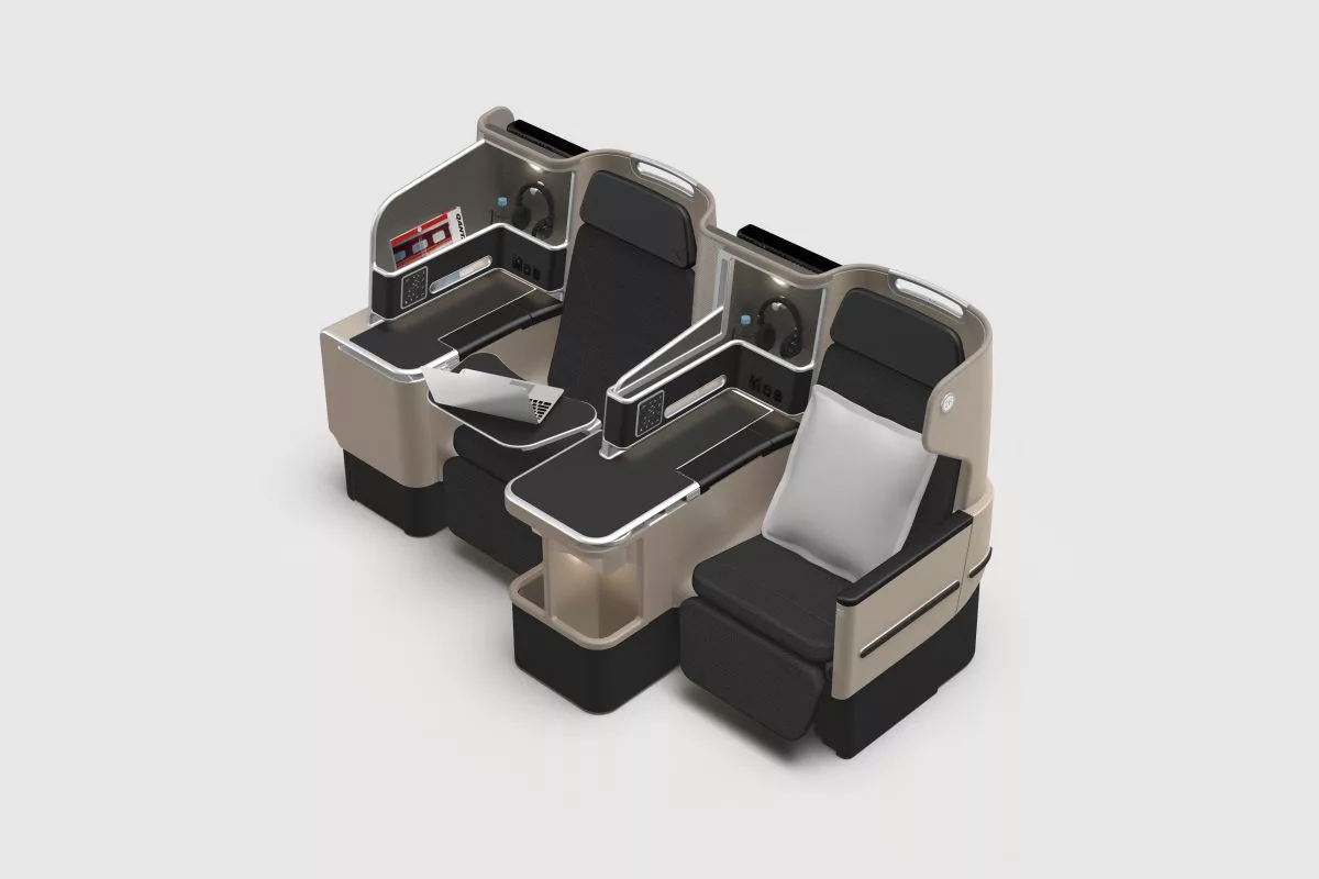 Business Class seats on the Boeing 787-9