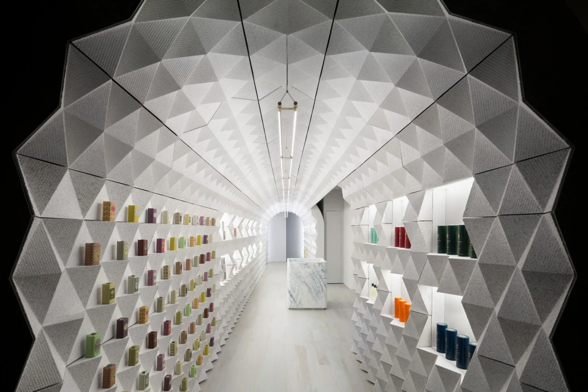 Merit in the Interiors category of the AIANY 2019 Design Awards: Claus Porto in New York, by Tacklebox Architecture