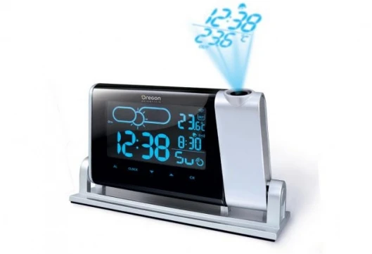 Projection Clock with Color Weather Forecast