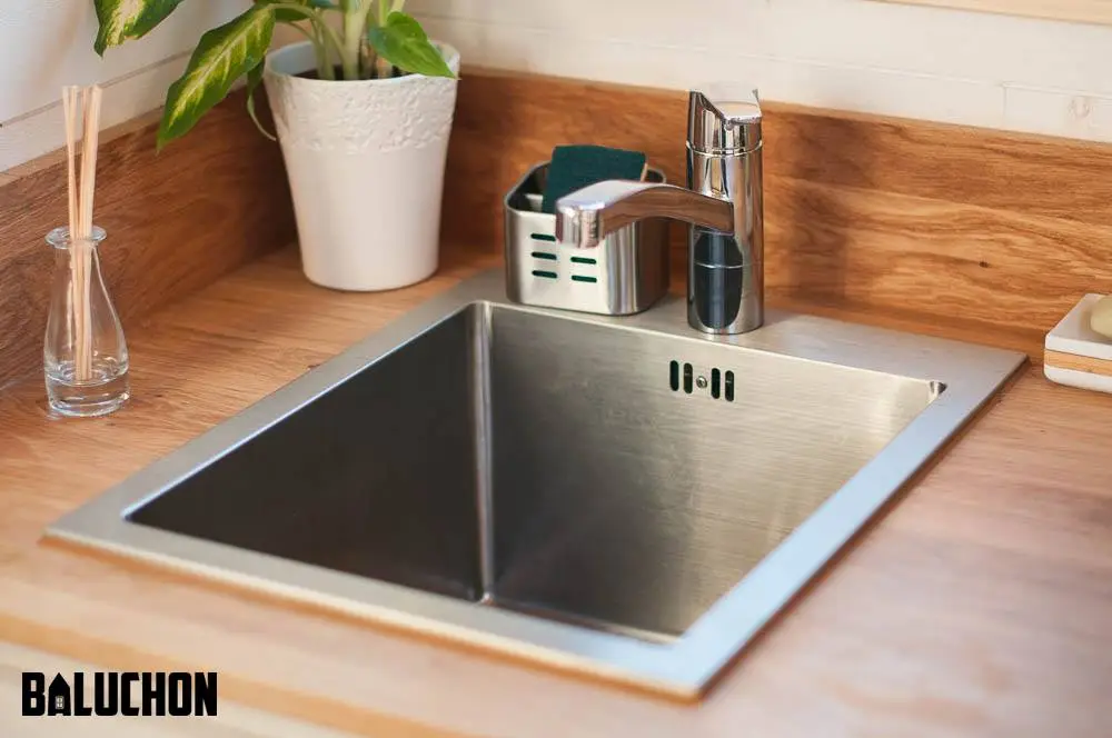 The Ondine's kitchen sink