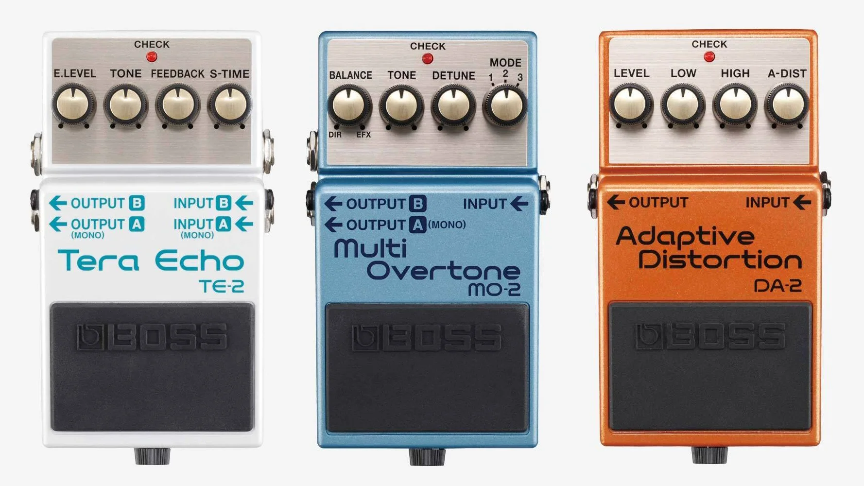 Three new BOSS stomps featuring Roland's Multi-Dimensional Processing technology have been launched