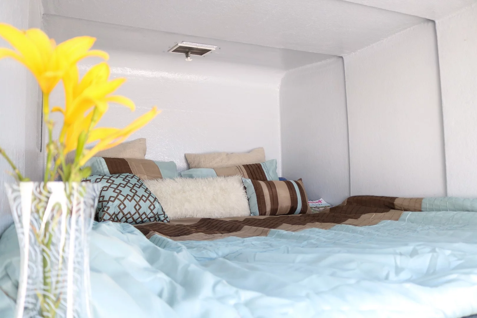 Drop a mattress inside the expanded shell, and the Hitch Hotel becomes a cozy camper