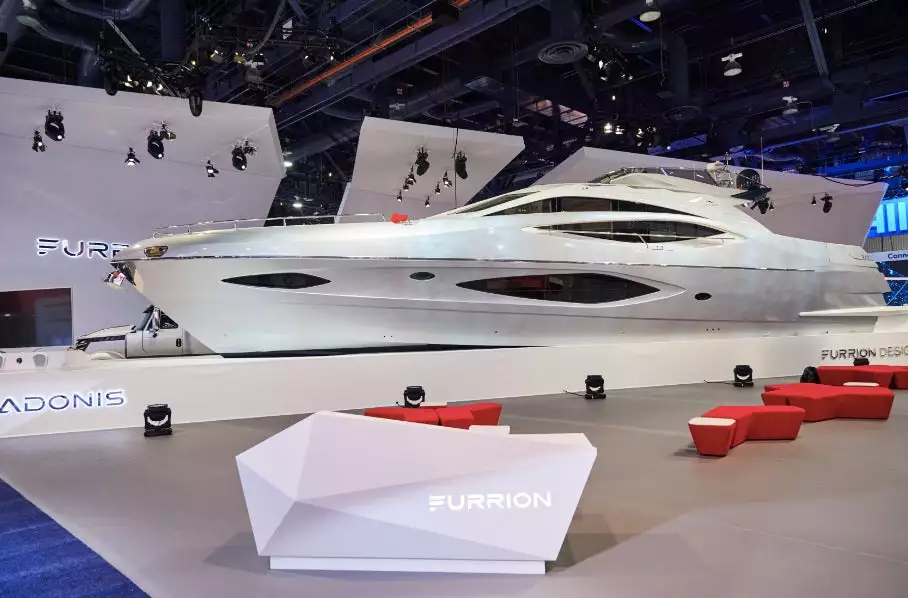 Furrion says the Adonis is the first yacht to ever be displayed at CES