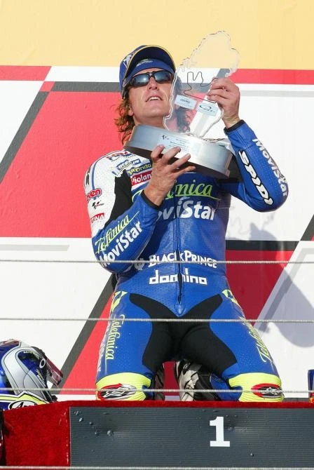 Sete Gibernau won eight MotoGP races on a Honda