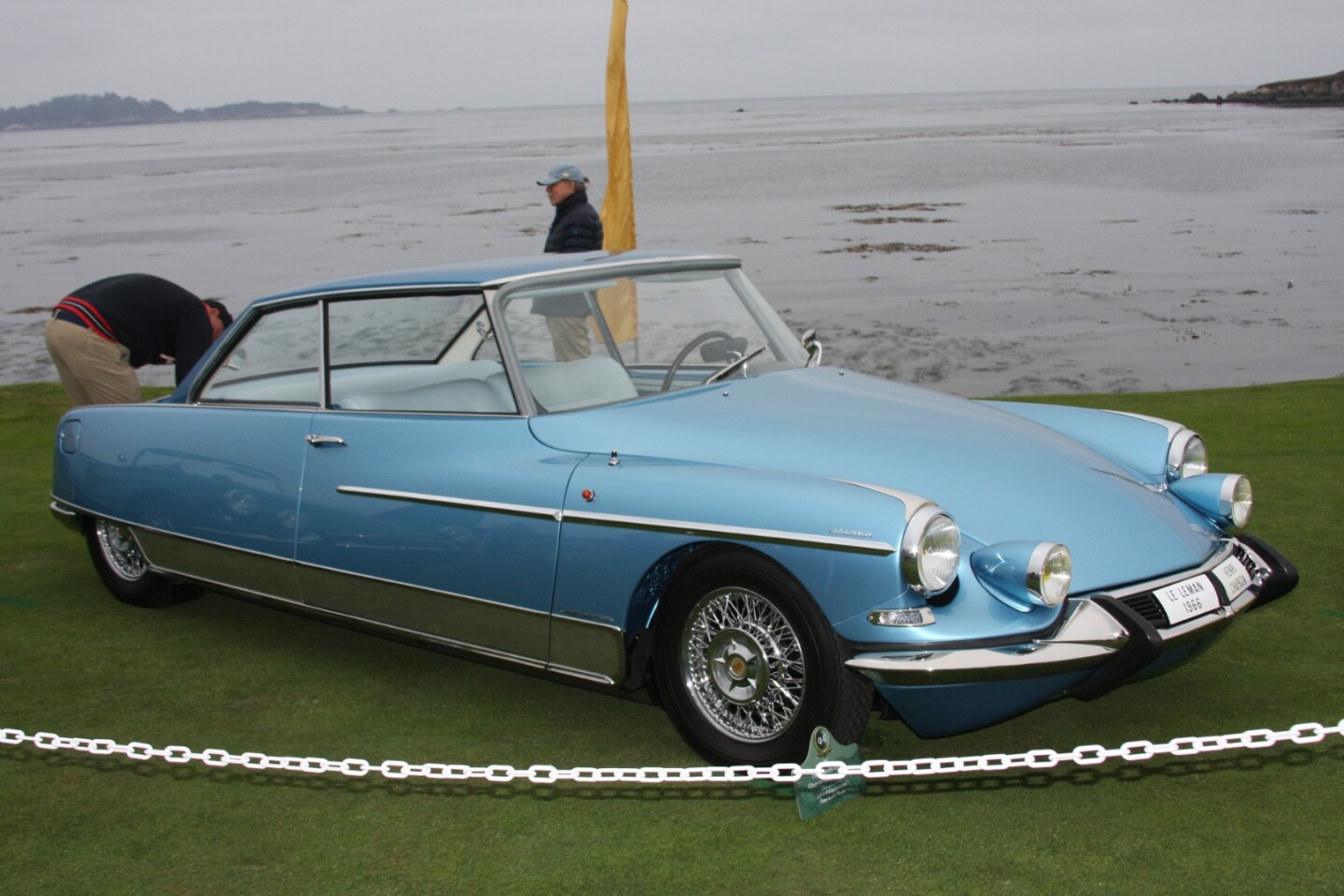 First in Class Q (Postwar Custom Citroën) was this 1966 Citroën DS 21 Chapron Le Léman Coupé, owned by Jeffrey & Frances Fisher, Palm Beach, Florida